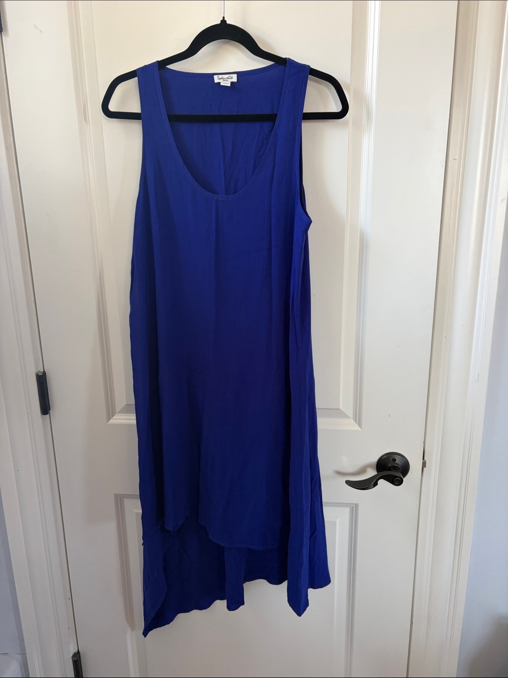 Splendid  Cobalt Blue Sleeveless asymmetric, layered Shift Dress
